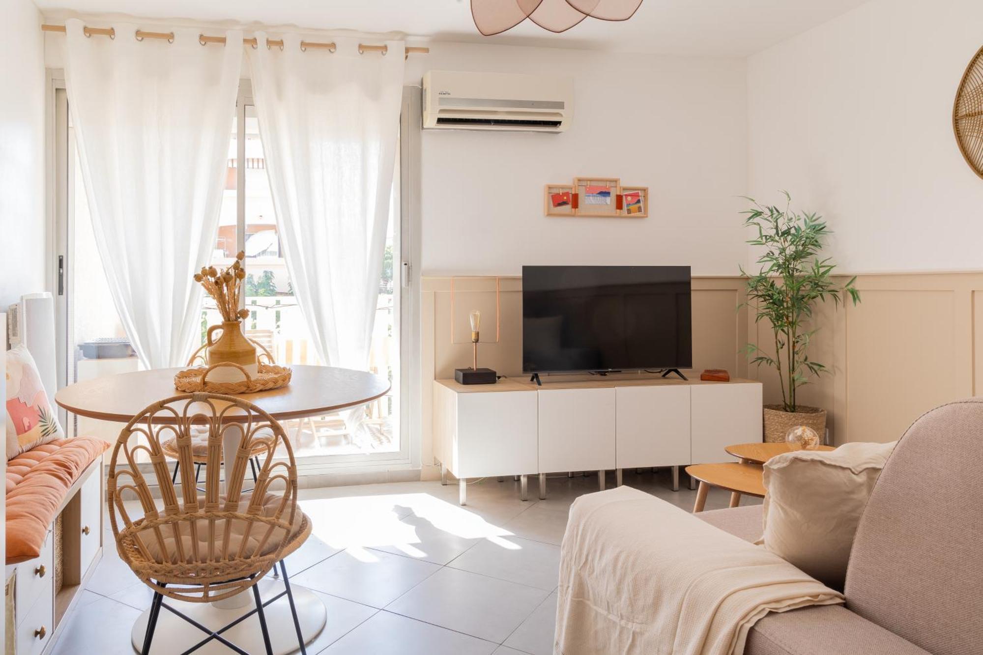לה סיין סור-מר Appart Cosy, Piscine, Clim, Parking Prive - Proche Plage - Arrivee Autonome - Lit Queen Size מראה חיצוני תמונה